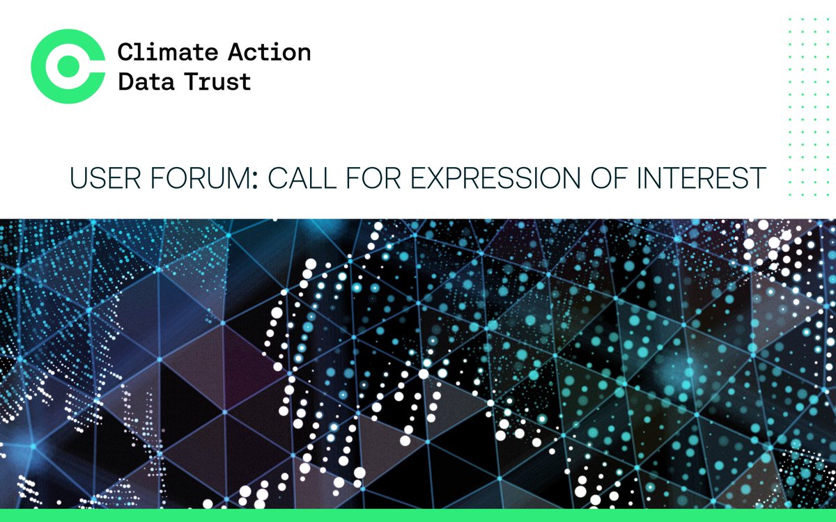CAD_Trust's tweet image. Do you work in voluntary or compliance carbon markets? 

If you would like to help foster #transparency and #integrity through open data, the #CADTrust User Forum gives you an opportunity to do so. 

Read more &amp;amp; Apply climateactiondata.org/user-forum-exp…