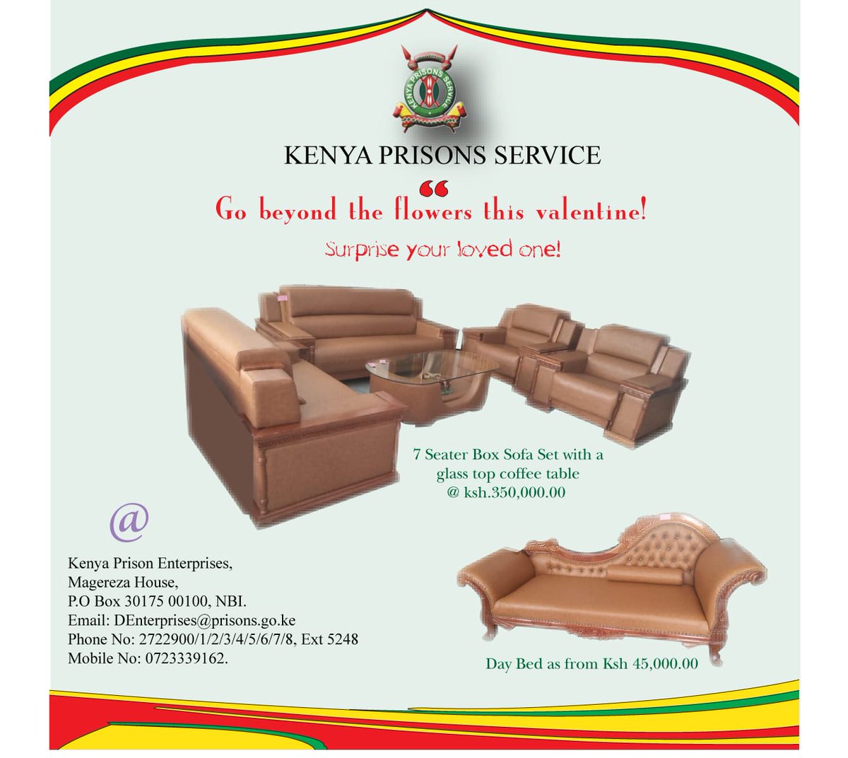 Visit any Prison Showroom Countrywide  for the best Quality Furniture.
#Gobeyondtheflowersthisvalentine
#qualityfurniture 
#MonthOfLove  
#comeonecomeall