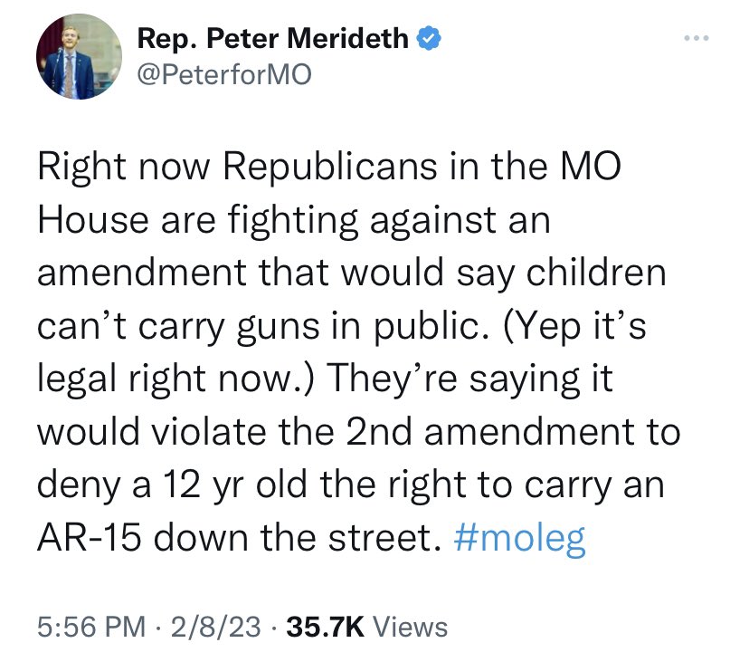 Finding out about trans people, or gay marriage, or slavery is too much for children in America, but carrying guns in public isn't?