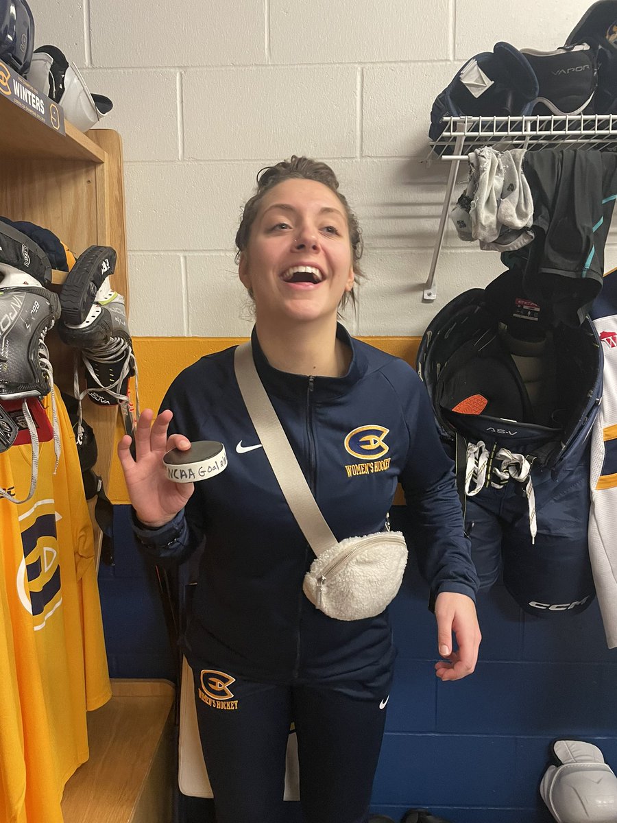We 👀 you <a href="/taylorholm9/">taylor holm</a> 
Congratulations on your 1st Goal at UWEC!! #CrimsonPride #TraditionNeverGraduates <a href="/MG_Girls_Hockey/">Crimson Girls Hockey Booster</a> <a href="/MGActivities/">Crimson Activities</a> 
hudl.com/v/2KU3fH