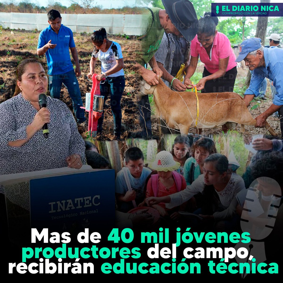#09febrero  || <a href="/TecNacional/">Tecnológico Nacional - INATEC</a>  y el Sistema de Producción, Consumo y Comercio, realizaron el lanzamiento del programa educación técnica en el campo.