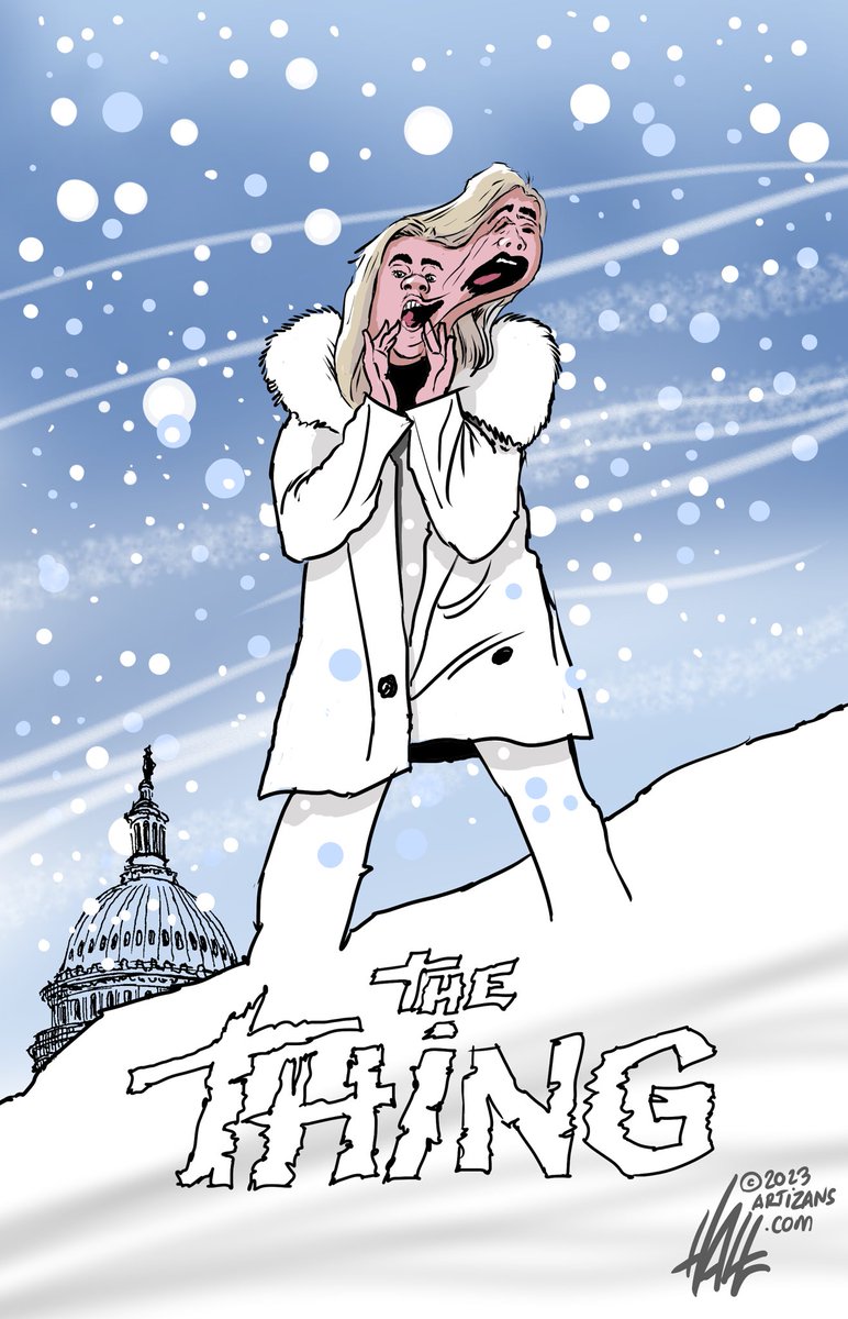 halltoons's tweet photo. These are the #nightmares that wake me up at 3am. #mtg #MargorieTaylorGreen #congress #decorum #thething #sotu2023 @AprilDRyan @JuddApatow @CapehartJ @LESTRENTtv @LisaDNews @IAmAmnaNawaz @jaketapper @Acosta @jimsciutto @jimmykimmel @co_rapunzel4 @1mimi4ever @Yamiche https://t.co/t4MKgYI0dP