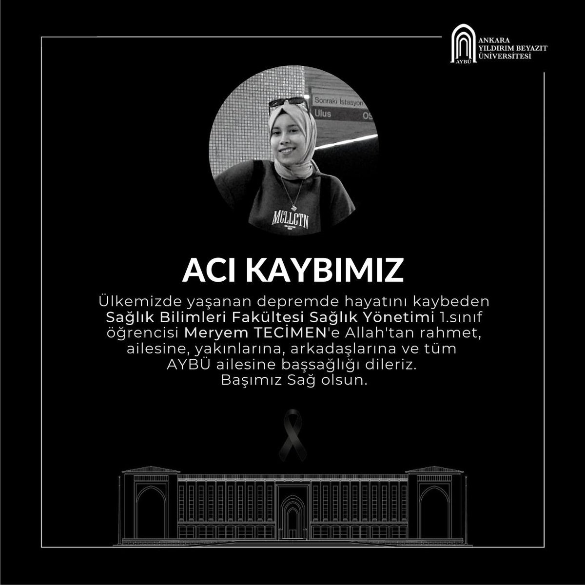Başımız sağ olsun...