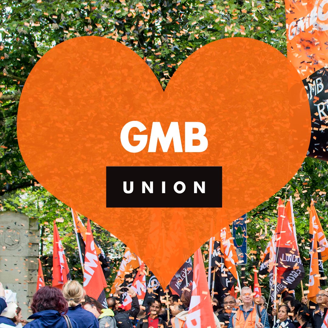 This week is #HeartUnions week 🧡 We'll be celebrating GMB wins all week, showing that when working people come together we make work better 💪