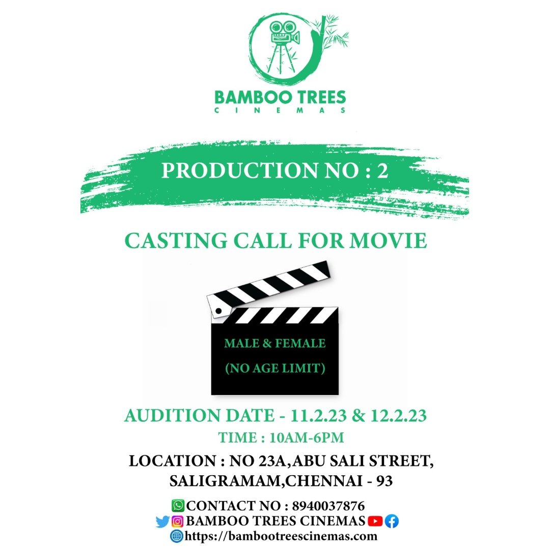 rathan_linga's tweet photo. GeT RëadY FøLks. !!! 🎥 📢 ØPËN CASTING ANNOUNCEMENT FOR MY NEXT FILM  @rathan_linga @bambootrees01
Seeking talent of various ethnicities, genders, abilities and background for a currently undisclosed feature film project. All levels of acting experience are Welcome. https://t.co/8EwR55TDNC
