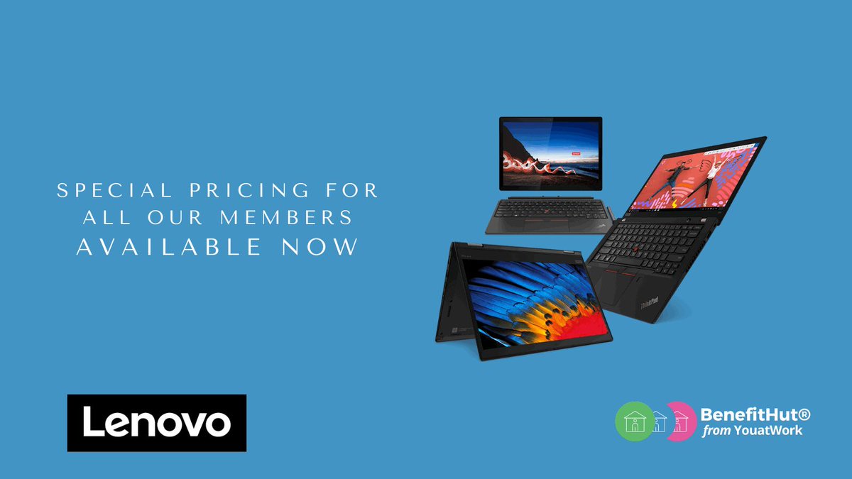 Special #memberoffers on all #latesttech for your employees, members or volunteers via our great #partnership with <a href="/Lenovo/">Lenovo</a>! Want to let them in on more great deals like these? Get in touch to find out how.

#employeediscounts #specialpricing #makeyourpaygofurther