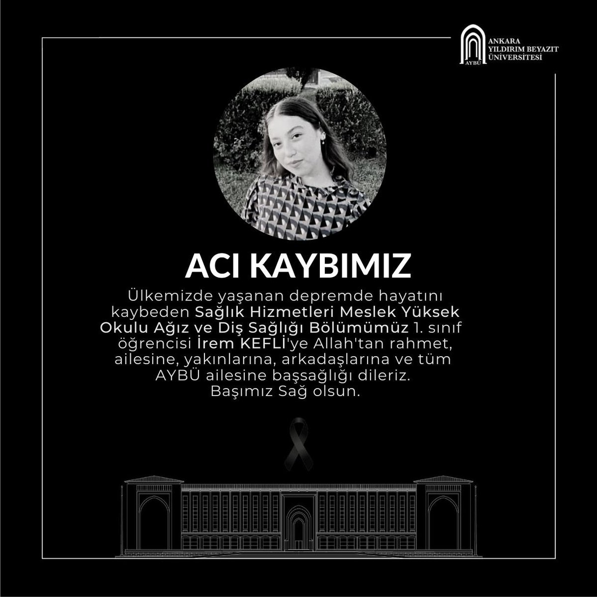 Başımız sağ olsun...