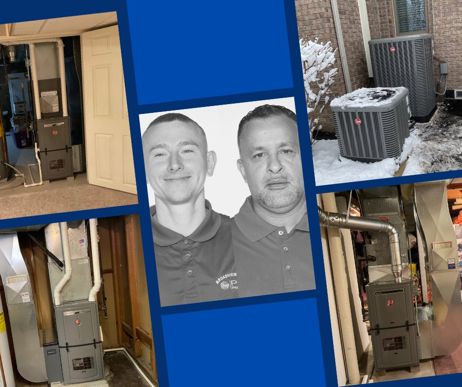 BroadviewHeatin's tweet photo. Ryan and Rey have been very busy lately! Here are a few of their latest install jobs!  #RheemDealer #RheemTeam #Furnace #AirConditioning https://t.co/MMwm9aVT92
