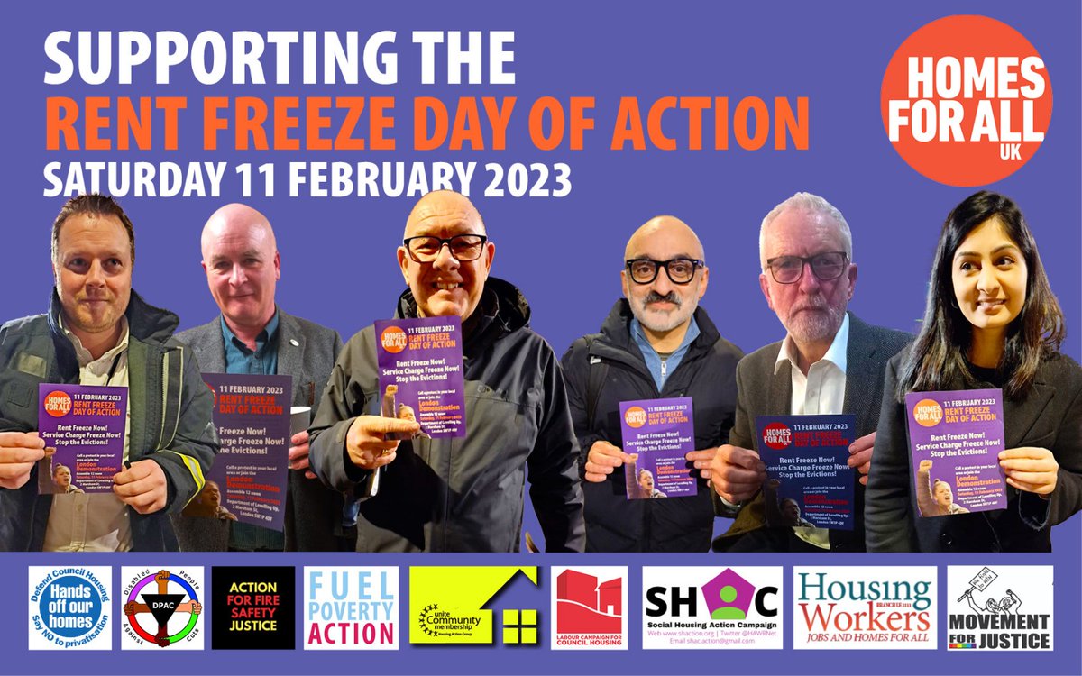 Unite #housingworkers will be supporting Saturday's call for a rent freeze. London details: housingworkers.org.uk/readevents.htm… #Costoflivingcrisis #HousingCrisis #RentFreezeNow #ServiceChargeFreeze #StopEvictions #FundRepairs