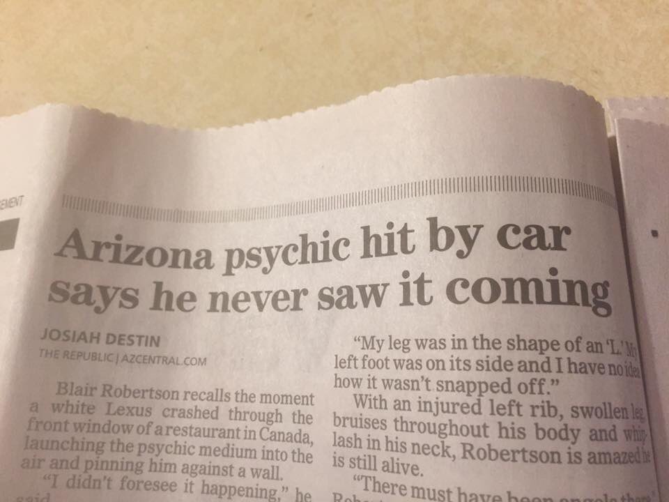 CrapLocalNews's tweet image. Breaking news: