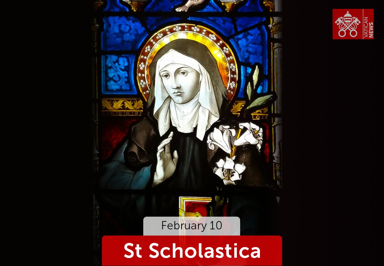 Today's Saint (February 10): Scholastica, Virgin