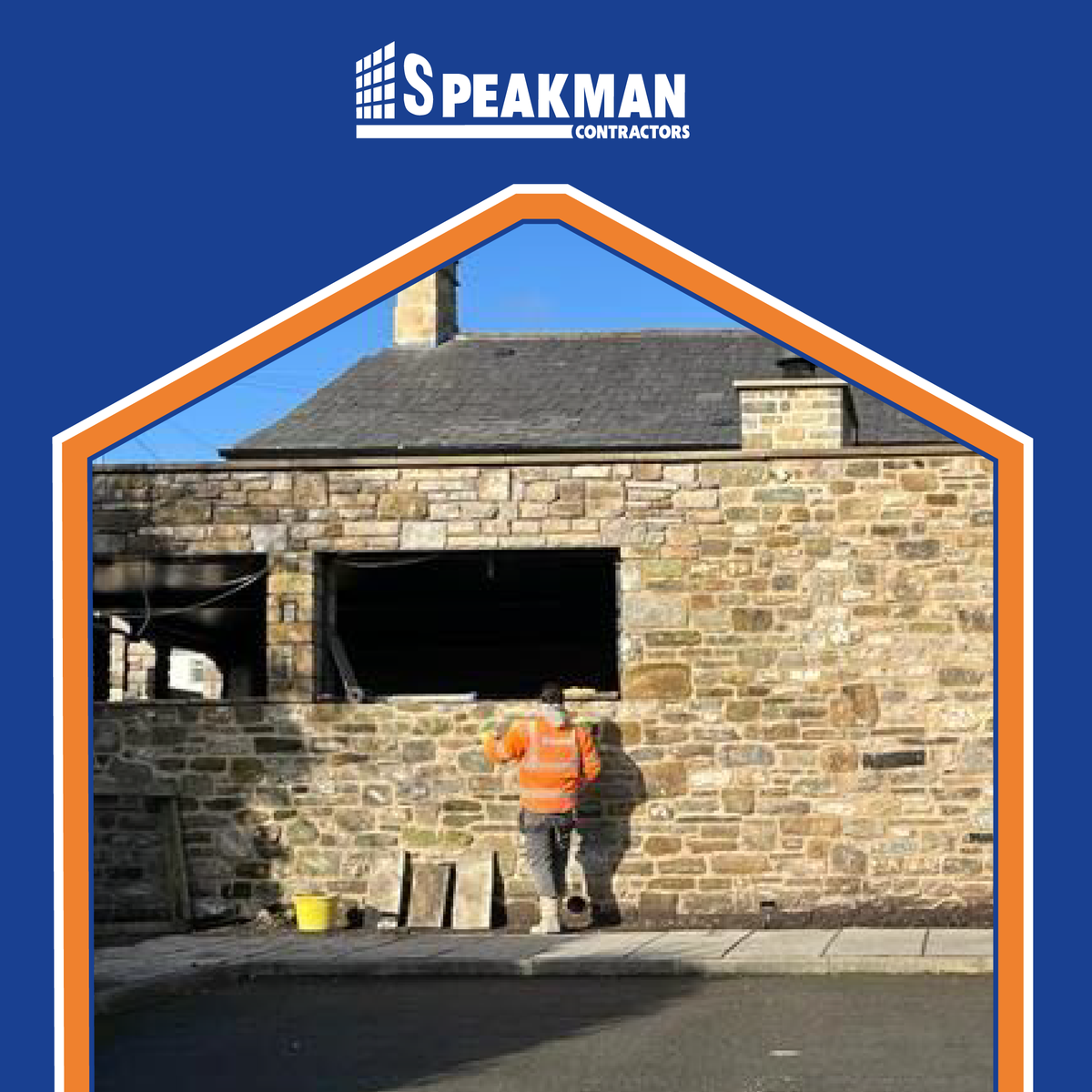 Speakmans's tweet photo. ⭐ National Apprenticeship Week ⭐ Meet Mackenzie, one of our skilful #apprentice who enjoys seeing a job through, from a pile of bricks to the finished job 💪 #TeamSpeakman #NationalApprenticeshipWeek https://t.co/eZtl2fuRAP