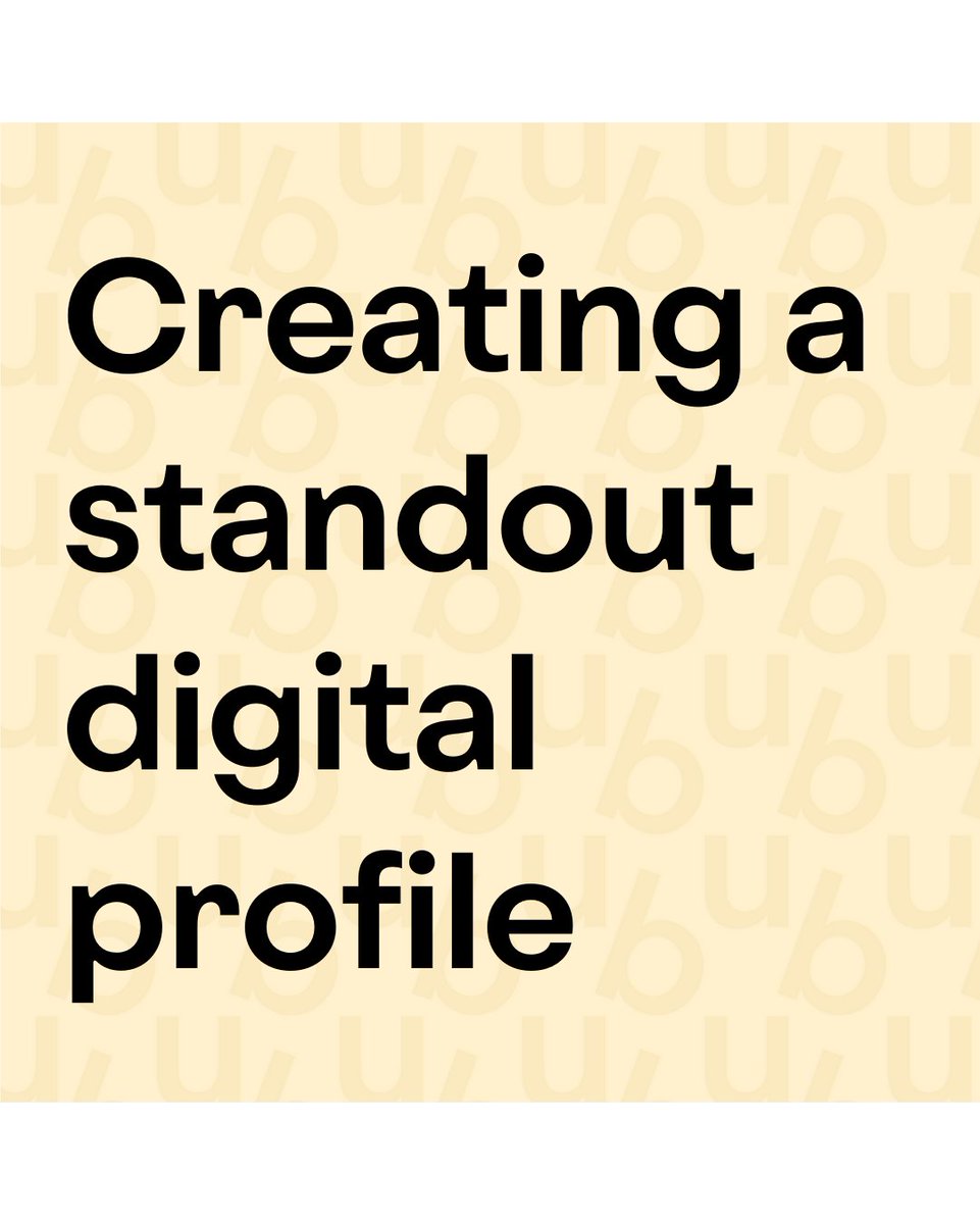 Unibeez1's tweet photo. Link in bio to our blog: 10 top tips for creating an outstanding digital profile 

#student #graduate #gradjobs #internship #uni #university #studentjob #workexperience #gradroles #tipsandtricks https://t.co/ZCbXG6VQC7