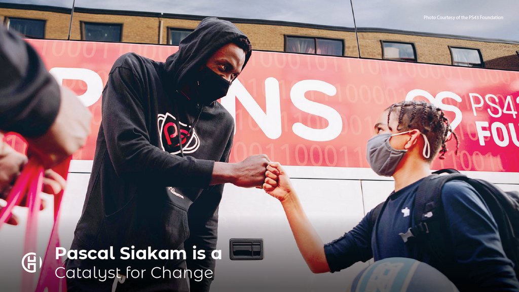 Global_Heroes_m's tweet photo. After bringing his own childhood #dreams to life, @pskills43 is determined to show the world that they can do the same.โ
โ
Through his #charityโthe #PS43Foundationโ#Siakam works to inspire youth through education and the power of sport.โ
โ โ
Read more: https://t.co/w1CwublI89 https://t.co/Jjmyq7vumC