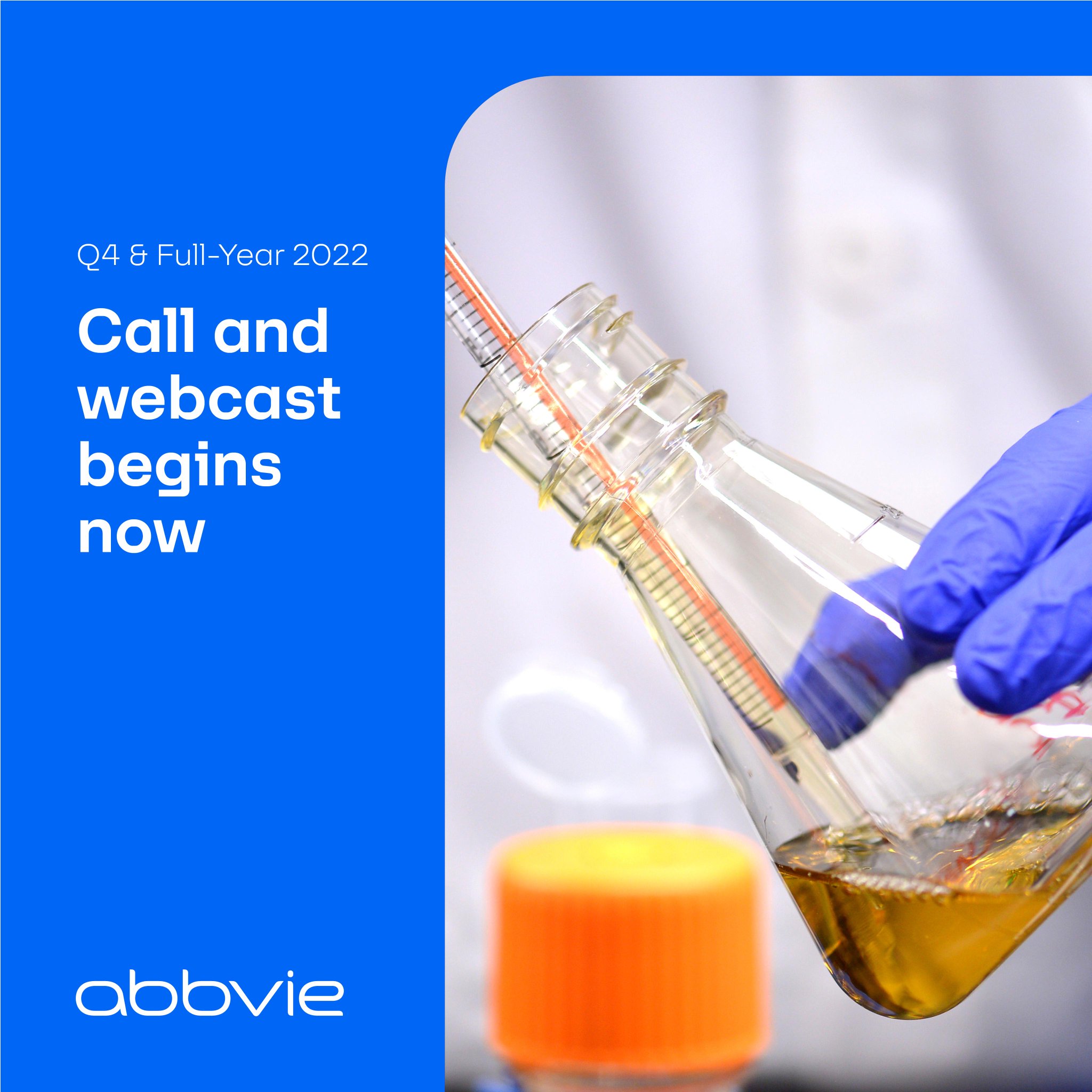 AbbVie on Twitter "Join us LIVE our Q4 and fullyear 2022 earnings