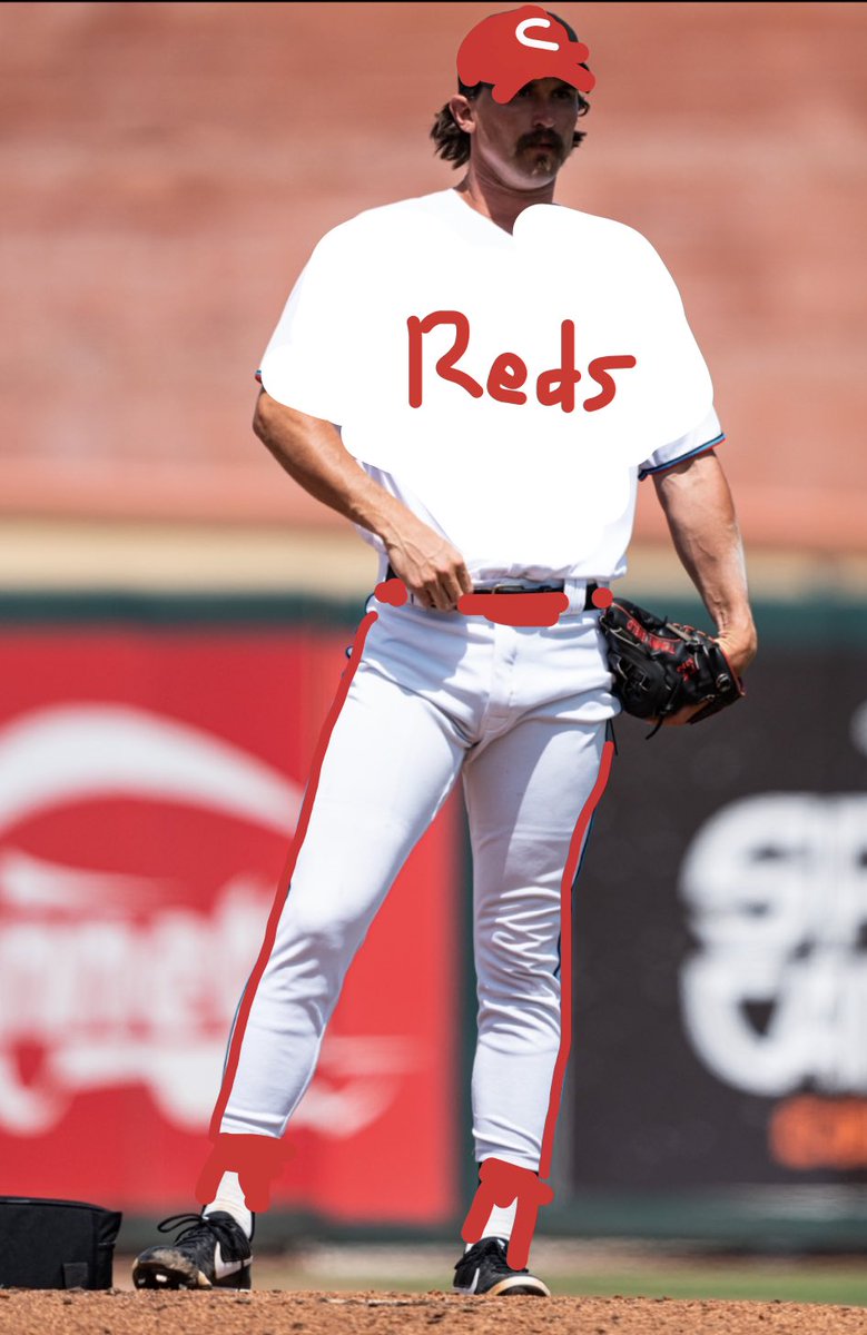 My photoshop isn’t great, but I am excited to be joining the @Reds org for the 2023 season. Thanks to @ISEBaseball @Mark_Pieper and @TreadHQ for a great offseason and this opportunity to extend my career throwing baseballs #cincinnatireds #reds #heckyeahplayball #touchdowntommy