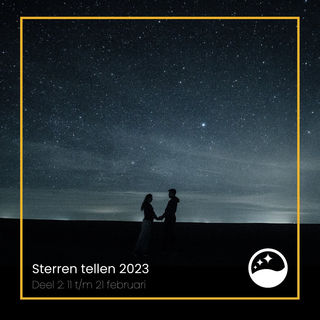 Nachtvanhetwad's tweet image. Nog op zoek naar een leuke #Valentijnsdate? Doe tussen 11-02 t/m 21-02 mee aan de #sterrentelactie en draag bij aan onderzoek naar #lichtvervuiling! Kijk hier op de actiepagina hoe je dat doet: linktr.ee/nachtvanhetwad✨
p.s. vergeet ook niet om mee te doen aan onze winactie!