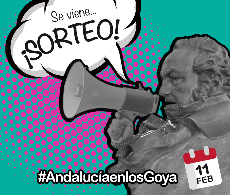 Seguimos calentando motores de cara a los Goya en Andalucía.

El sábado 11, de 17:00 a 19:00, te espera un sorteo para celebrarlo por todo lo alto. ¡Muy atento!

#ViveAndalucia #DateUnaAlegria