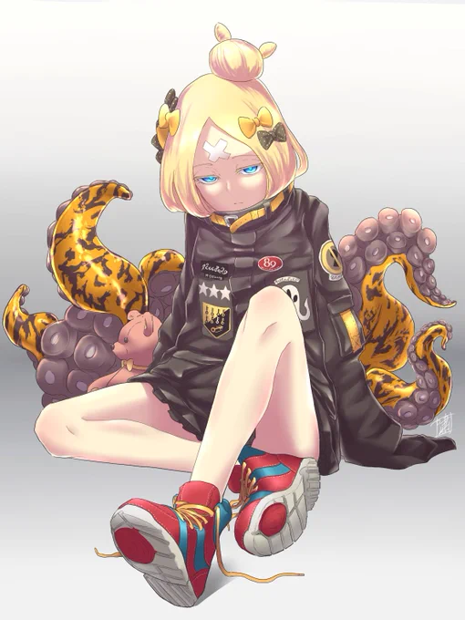 嘯のカルデアのお気に入り鯖を描いてください。カイニス 徐福アビゲイル コヤンスカヤ# 