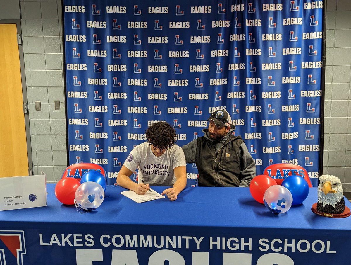 Congratulations to Payton Rodriguez for signing to play football this fall at Rockford University.  #lifeafterlakes #justbe <a href="/PaytonR_35/">Payton Rodriguez</a> <a href="/RockfordUFB/">Rockford U Football</a>
