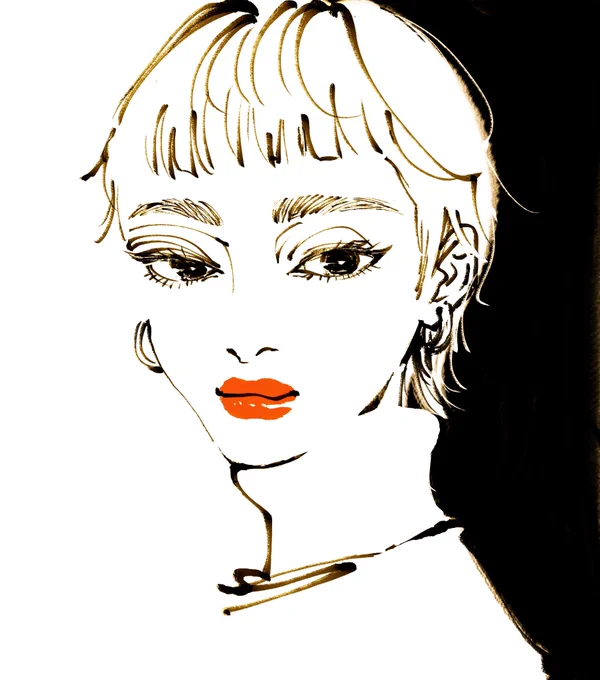 好きな顔が描けたお鼻が少し大きめなのもポイント#イラスト#illustration 