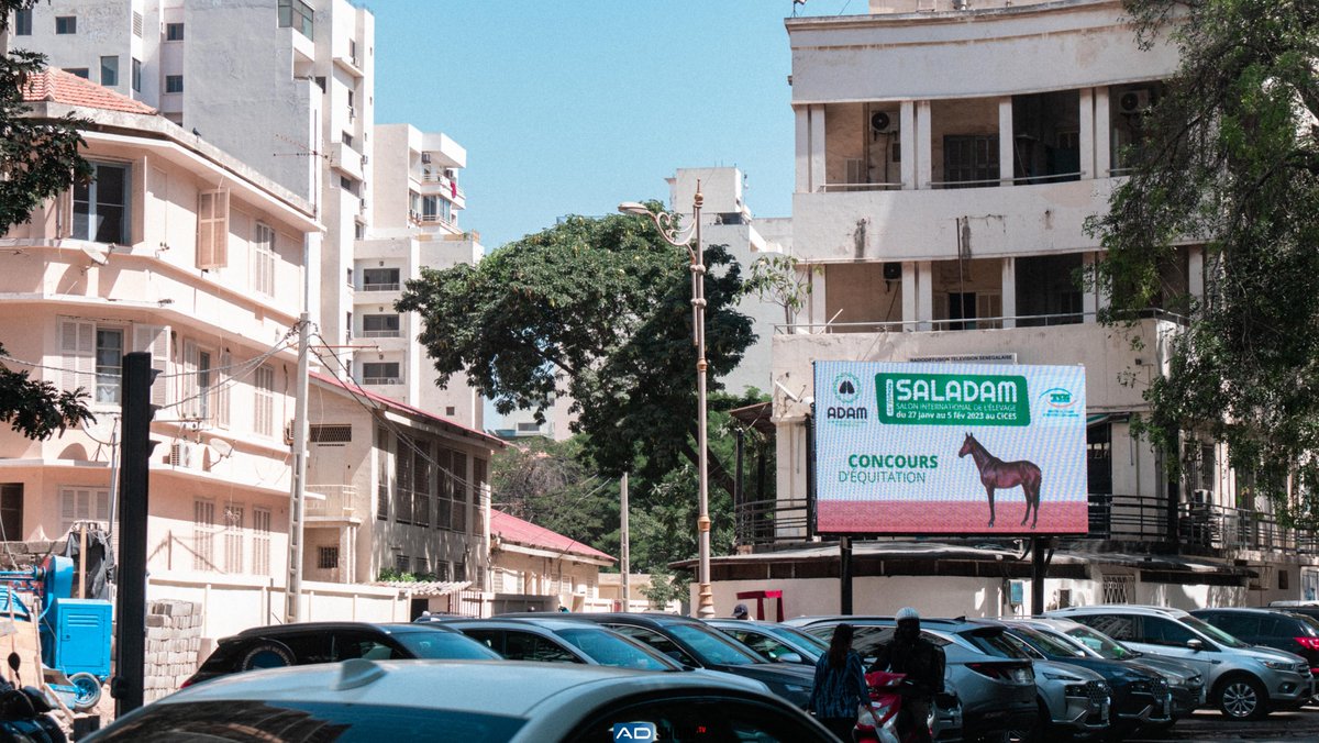 SnAdshow's tweet photo. Saladam, 14e édition du salon international de l'élevage qui s'est déroulé du 27 janvier au 5 février 2023 au CICES. 
Ad show a médiatisé cette foire sur l’ensemble de ses écrans pour une campagne publicitaire de plus de 20 jours. Un grand merci pour la confiance accordée. https://t.co/593jbxFxnl