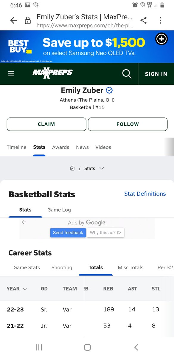 <a href="/emilyz444/">Emily Zuber</a> almost to 200!! Way to go my girl! You made your senior season the best! Go Lady Bulldogs!