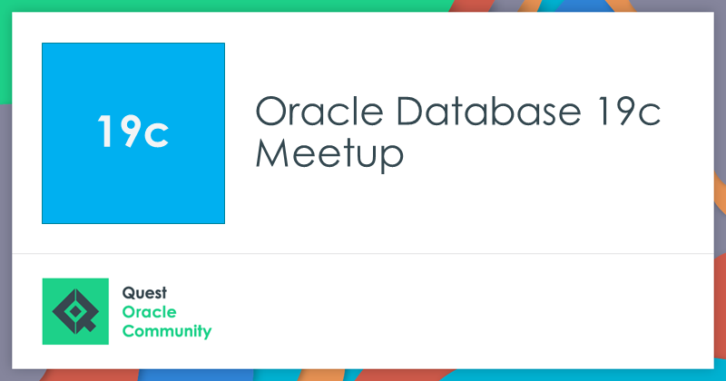 Join the Oracle Database 19c SIG MeetUp February 10th AT 11:00 AM ET. Jeff Smith will share how using Oracle's free development tools, combined with open source repository tools can create a full CI/CD pipeline for database (and APEX) development groups.
bit.ly/3JTMYlq