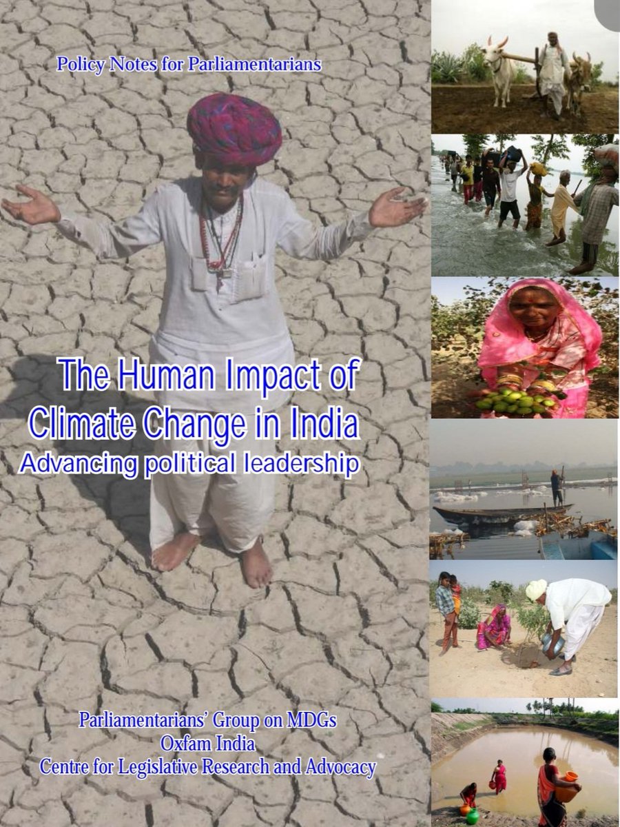 A dossier that I co-edited years back, but still relevant to understand the context & directions of India's policy positions on #climate. Bunch of essays by experts. Do have a look! #ClimateAction #ClimateJustice #SDGs #India #UNFCC clraindia.org/admin/gallery/…