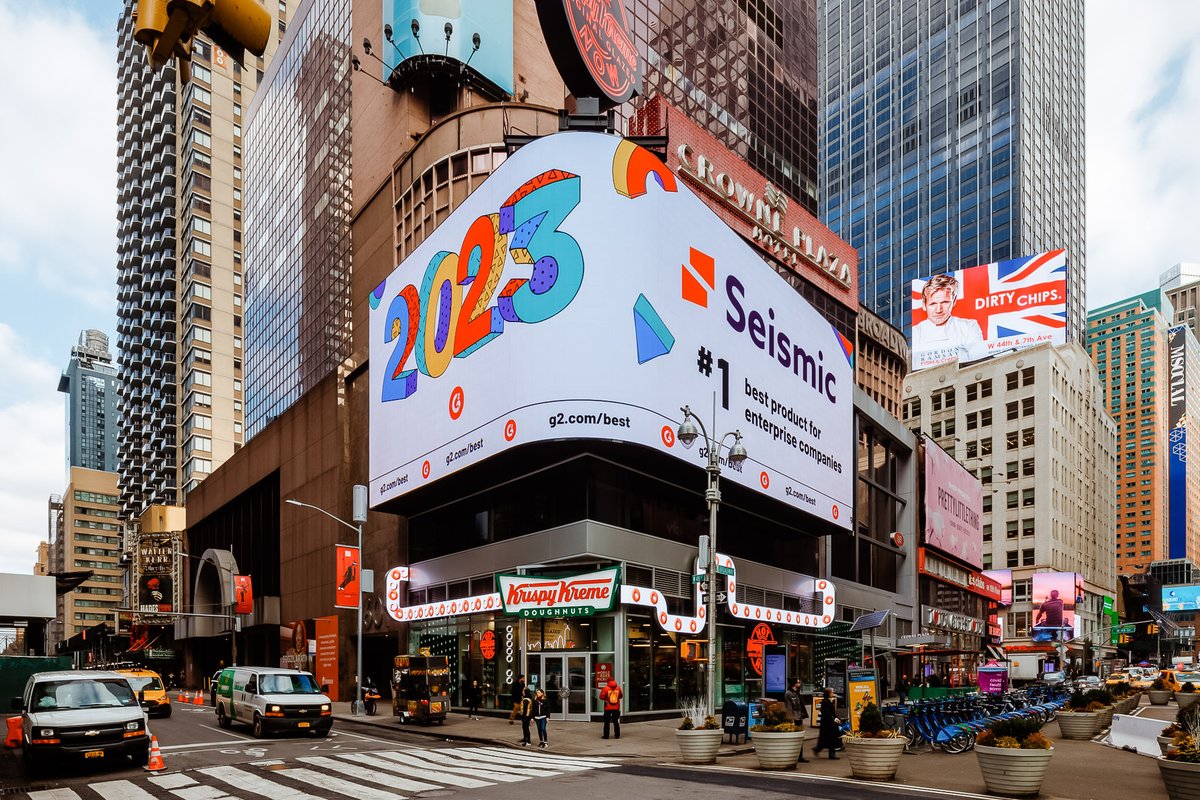 SeismicSoftware's tweet image. Seismic ranked #1 on @G2’s #BestSoftware2023 Awards for Best Products for Enterprise, based on real reviews by real customers! 🎉

THANK YOU to our customers, partners, and #OneSeismic team for helping carry out our mission to ignite growth.

Learn more: bit.ly/3RLnY1l