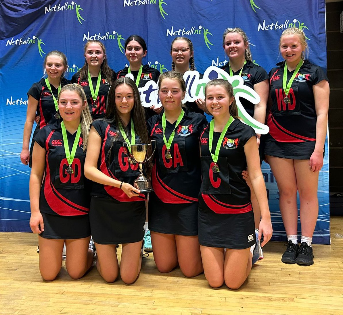 Our Senior B Netball Team are Northern Ireland League Champions!!! A tight game against Sullivan Upper that went all the way to extra time. Absolutely fantastic girls!