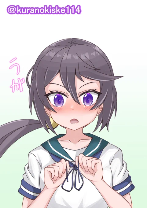 曙、照れボーノ#艦これ版深夜の真剣お絵描き60分一本勝負#艦これ版真剣お絵描き60分一本勝負_20230209 