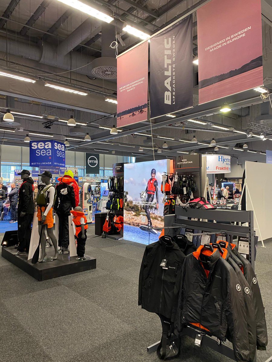 Three days left of the Gothenburg Boat Show 2023! Join us on stand F03:31 and F03:32 for our range of buoyancy aids, Lifejackets and flotation clothing #balticlifejackets #gothenburg