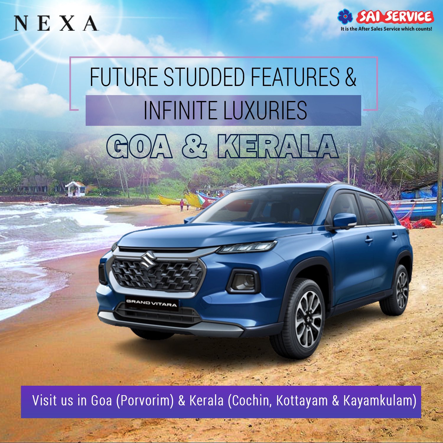 nearest nexa showroom