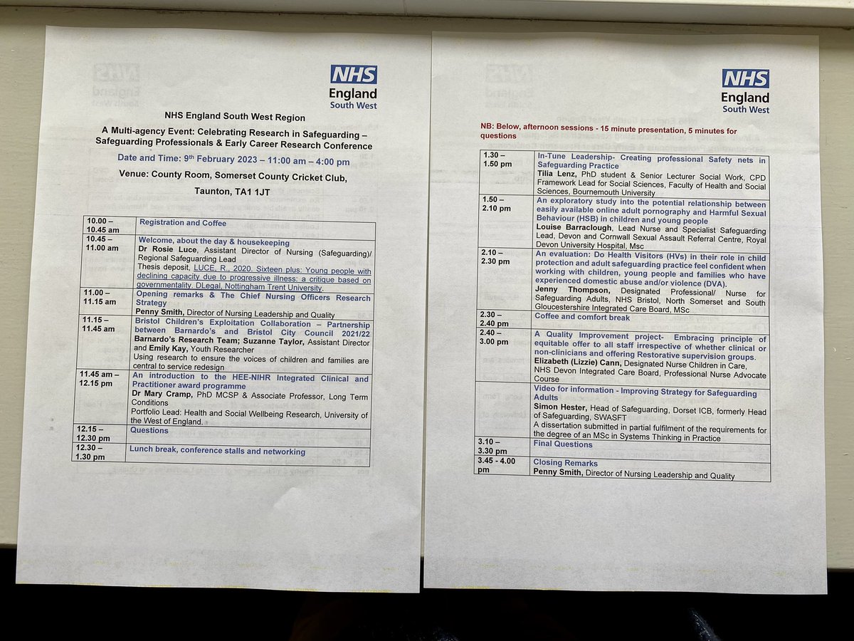 Nick Rudling (@nickrudling) on Twitter photo Exciting day planned in the South West Celebrating Research in Safeguarding with a full and inspiring programme ๐ค #SWResearchInSafeguarding <a href="/NHSsafeguarding/">NHSsafeguarding</a> <a href="/SmithPennyNHSEI/">#HMNI is Penny Smith Nurse .</a> <a href="/sue_doheny/">Sue Doheny</a> <a href="/kennygibsonnhs/">#HelloMyNameIs Kenny MBE, RN, QICN</a> Exciting day planned in the South West Celebrating Research in Safeguarding with a full and inspiring programme ๐ค #SWResearchInSafeguarding <a href="/NHSsafeguarding/">NHSsafeguarding</a> <a href="/SmithPennyNHSEI/">#HMNI is Penny Smith Nurse .</a> <a href="/sue_doheny/">Sue Doheny</a> <a href="/kennygibsonnhs/">#HelloMyNameIs Kenny MBE, RN, QICN</a>
