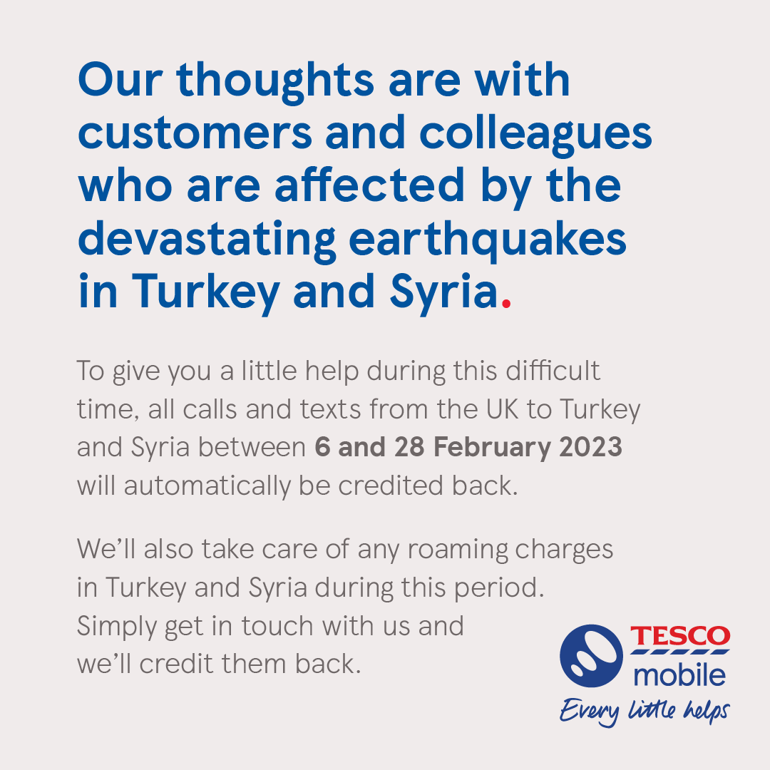 Tesco Mobile on Twitter "If you’re charged for calls, texts and data