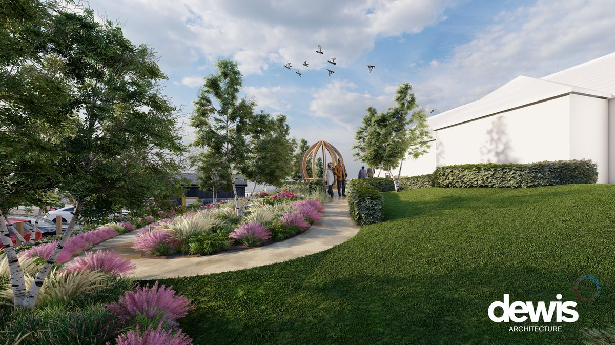Really pleased to be working with Hospis Dewi Sant and <a href="/DEWISarch/">DEWIS architecture</a> on new external space proposals at the Bangor site #outdoorenvironment #conceptdesign