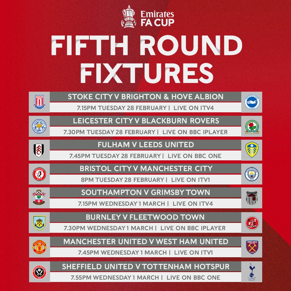 fa cup matches today