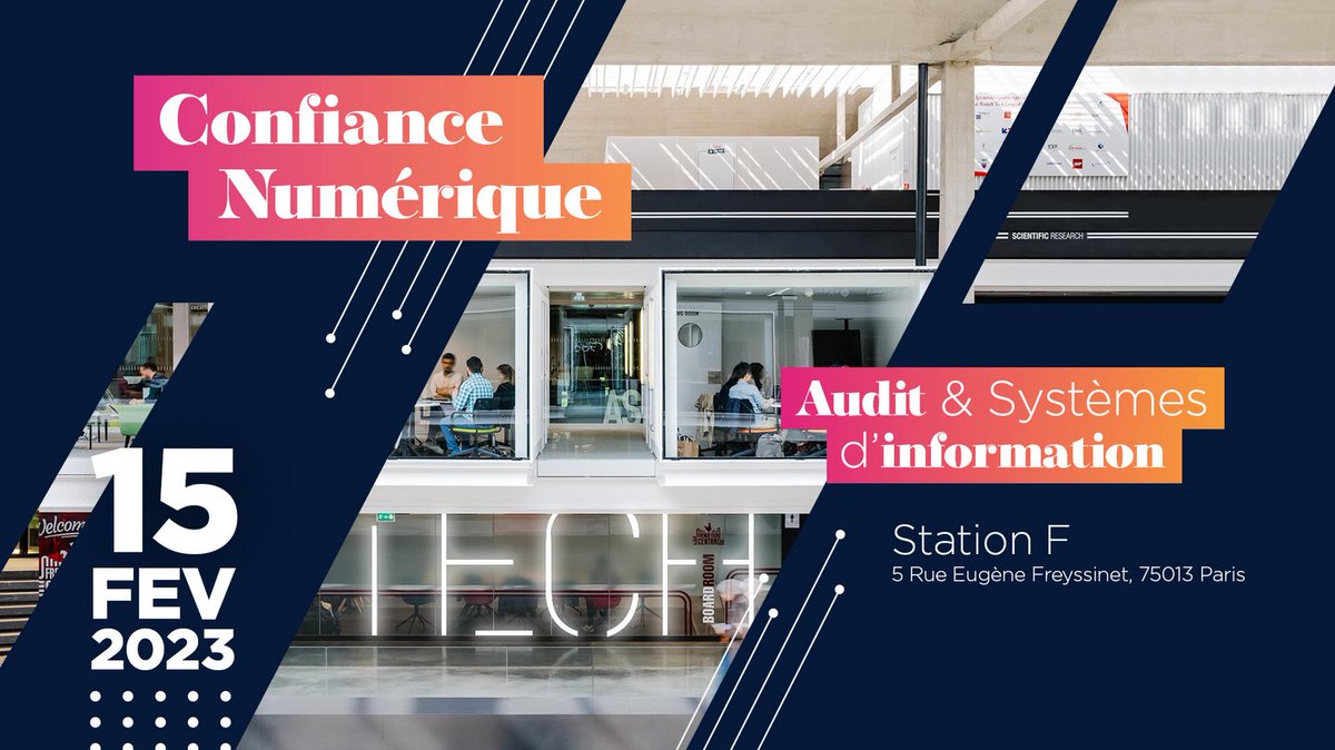 📅 Plus que 6 jours pour vous inscrire à la Journée nationale Confiance Numérique !

👉Rendez-vous le 15 février, de 9h à 16h à Station F, cœur vibrant de la tech française pour la 2e édition de la journée Confiance Numérique ! 🖥

confiance-numerique.cncc.fr/fr/