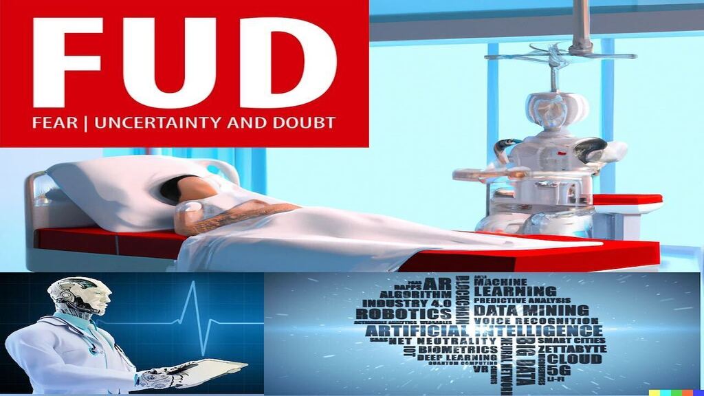 FEAR, UNCERTAINTY &amp; DOUBT #fud that #chatgpt #bard, #medpalm and emerging AI is threatening traditional healthcare professionals and vendors and systems. Don’t get me wrong, it is shaking multiple industries all over – not just health care. This linkedin… ift.tt/QOuAt3i