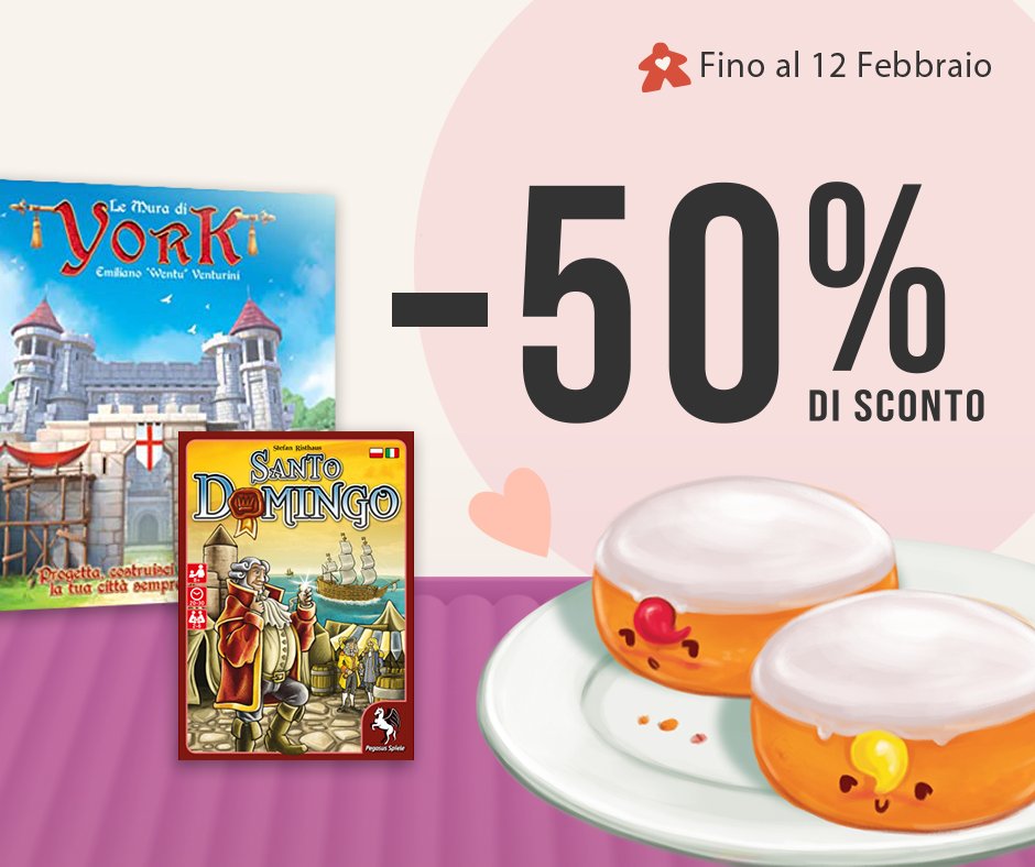 uplayit's tweet photo. 💌Ultimi giorni dedicati alla promo di S.Valentino!!💌
Fino al 𝟭𝟮 𝗙𝗲𝗯𝗯𝗿𝗮𝗶𝗼 scopri tutti gli 𝘀𝗰𝗼𝗻𝘁𝗶 𝗱𝗮𝗹 𝟭𝟱% 𝗮𝗹 𝟱𝟬% su tantissimi prodotti disponibili in catalogo come:
Santo Domingo: https://t.co/6K7tEMov9R
Le Mura di York:https://t.co/cxhMXSa9in https://t.co/5dY4wZLBHA
