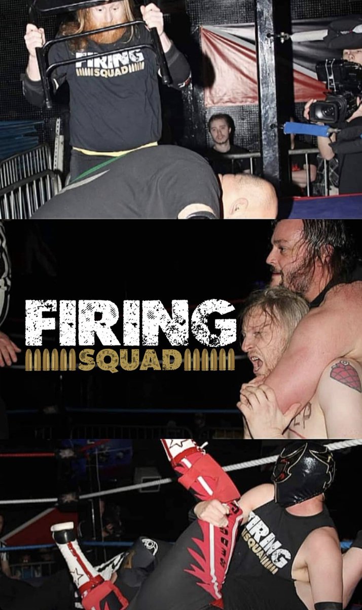 damianblackuk's tweet photo. The dominant force in @UKWrestling_TV and soon all of #britwres. @Misfit_NSV @_The_Uther_One
#Silencer 👉❌
.
#FiringSquad #Squad #squaaaaad #GunsUp #wrestling #prowrestling https://t.co/l2cWcdBdTe