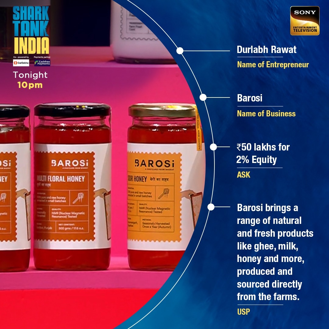 SonyTV's tweet photo. #Mahantam , #MindPeers and #Barosi, which pitch will interest the Sharks and end up with a deal?
Don't forget to tune into #SharkTankIndia Season 2, tonight at 10 pm on Sony Entertainment Television & Sony LIV. https://t.co/m3ommZb3jZ