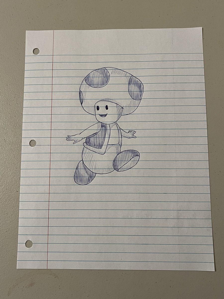 HannahGilley21's tweet photo. โค๏ธโค๏ธโค๏ธโค๏ธ๐ค๐ค๐โญ๏ธโจ
#SuperMarioBrosMovie #drawing
#SuperMarioBros #supermario
#supermariocharacter #toad
#SuperMarioBrostoad #anime
#animedrawing https://t.co/OIACk44uVD