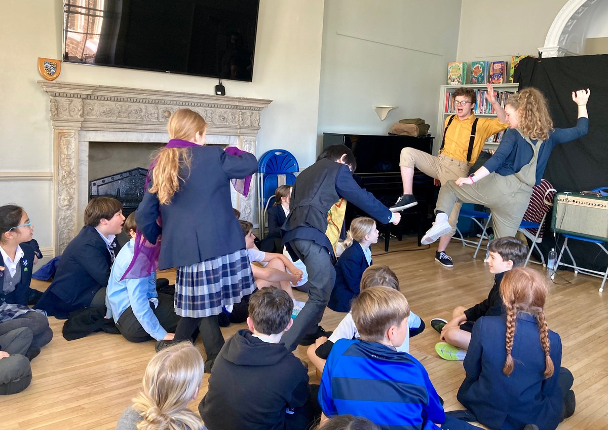 LatPrepEnglish's tweet photo. So quick bright things come to confusion! Y6 @LatymerPrep had a blast with @youngshakeco in their immersive interpretation of Midsummer Night’s Dream. This is the silliest stuff I ever heard! #Shakespeare #inspiringminds https://t.co/eylD3IojiS