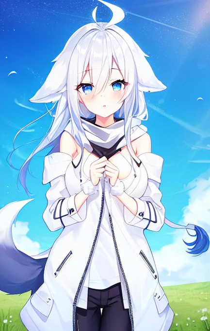 とりあえずAIくんにうちの子主人公とそのヒロインズ描かせてみたけど最高かよ 