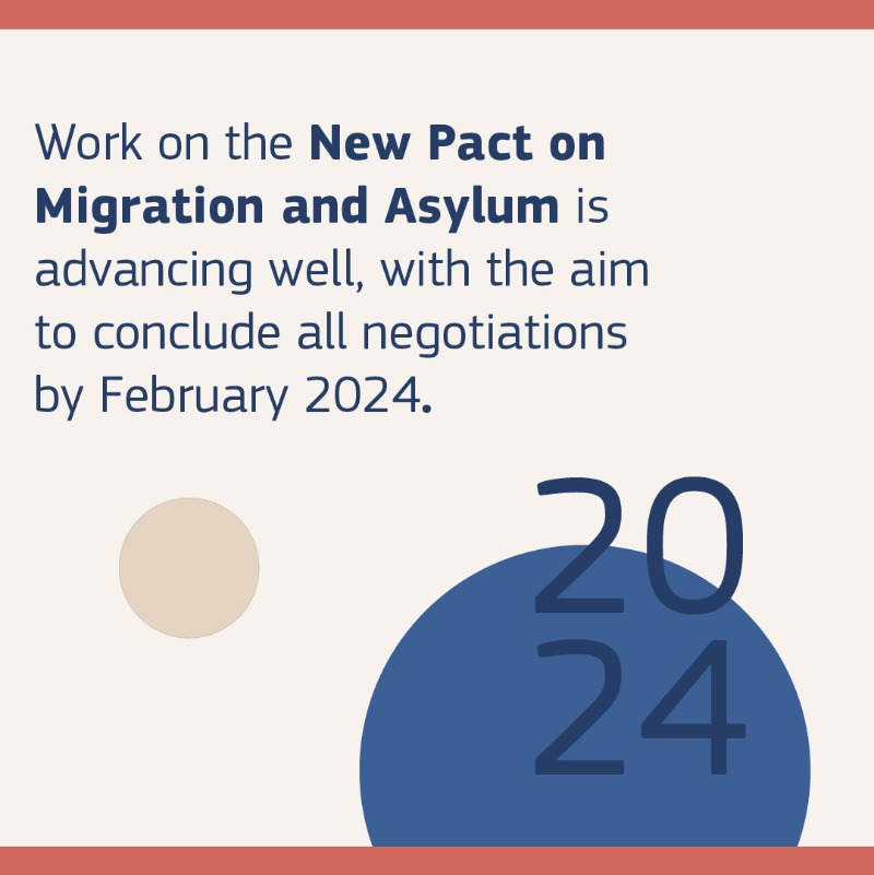 EUHomeAffairs's tweet photo. 🇪🇺 "We can only make progress on migration policy by working together" ~ Commissioner @YlvaJohansson

Read the main actions the EU took for a fair and responsible #MigrationEU 

⏬ Download the Report #EUCO