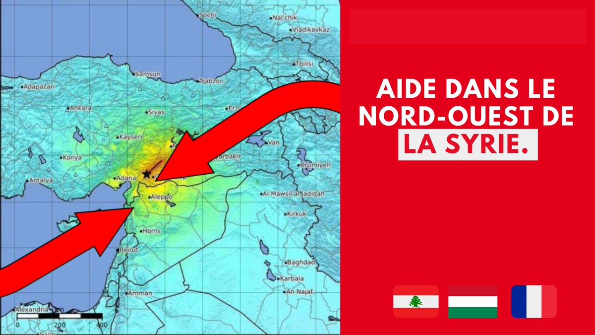 🛑#Séisme. 
En collaboration avec le réseau de l'Ordre de Malte, nous allons déployer des #cliniques mobiles, un camion de nourriture et des équipes de secours en #Syrie. 
#earthquake #seisme #urgences   <a href="/MalteserInt/">Malteser International</a>