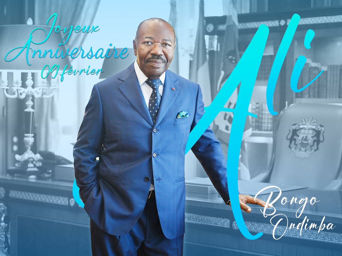 Joyeux anniversaire à notre <a href="/PresidentABO/">Ali Bongo Ondimba</a>. 
Que Dieu Tout Puissant vous bénisse abondamment et vous protège.