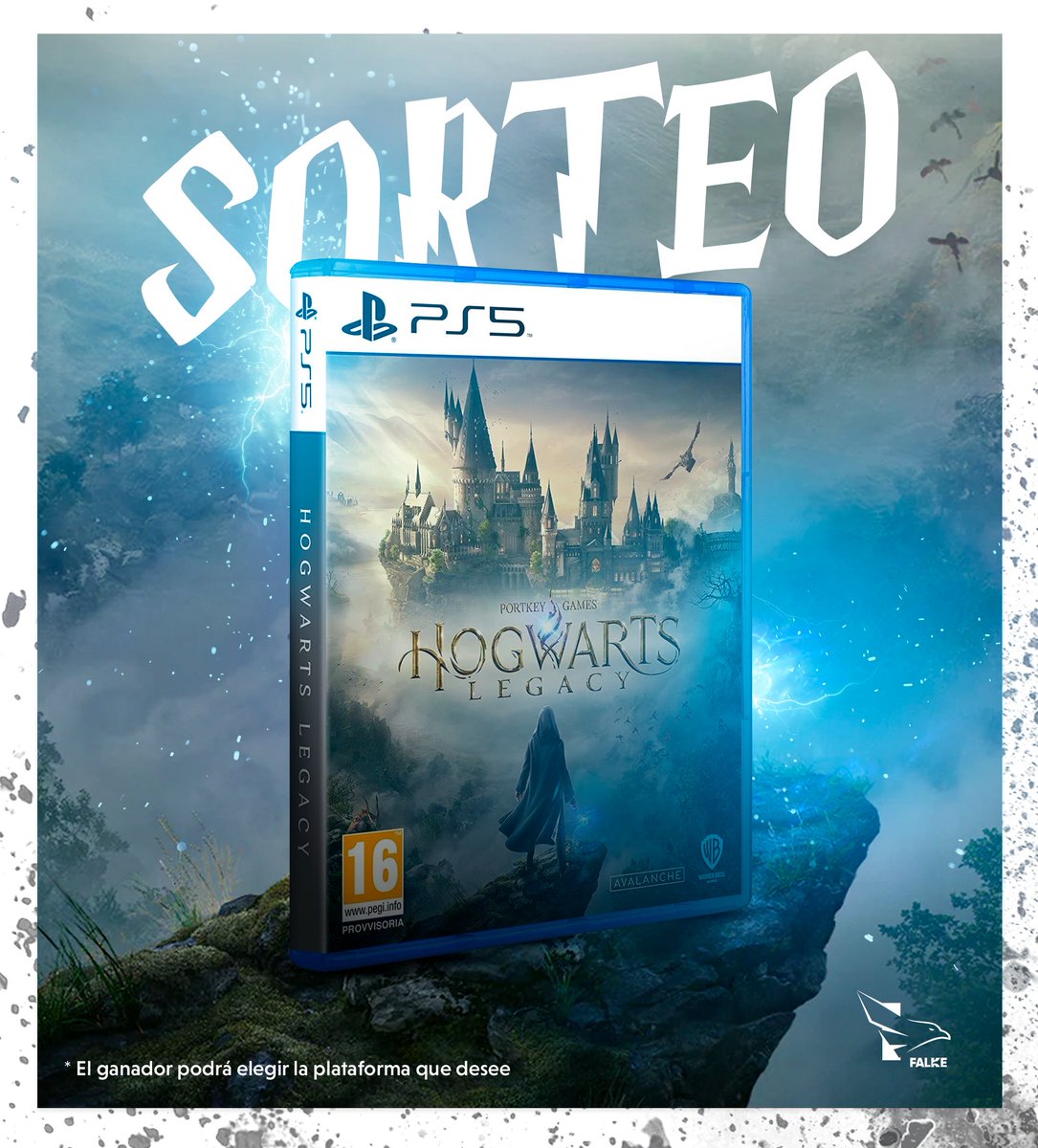 💥SORTEAZO💥¡Para tod@s los Hogwarts enjoyers! 🪄  🎮 PLATAFORMA A ELEGIR POR EL/LA GANADOR/A ‼️

1⃣ Síguenos en Twitter.

2⃣ Dale RT 

⚡️Hasta el 11/2